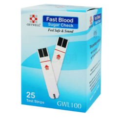 Getwell Blood Glucose Test Strip 25's Pack Getwell Blood Glucose Test Strip 25's Pack