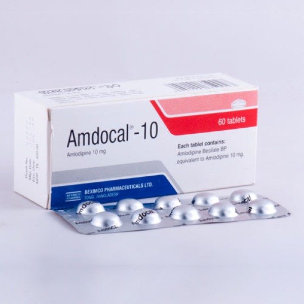 Amdocal 10 mg Tablet — Amlodipine Besilate by Beximco Pharmaceuticals