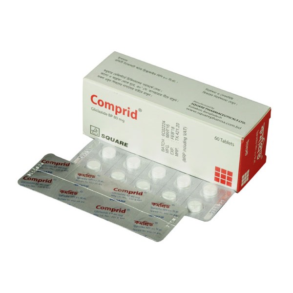 Comprid 80 mg Tab, Gliclazide 80 mg Tablet, Gliclazide