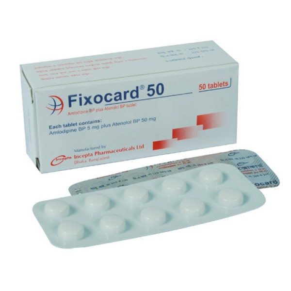 Fixocard 50 Tab in Bangladesh,Fixocard 50 Tab price , usage of Fixocard 50 Tab