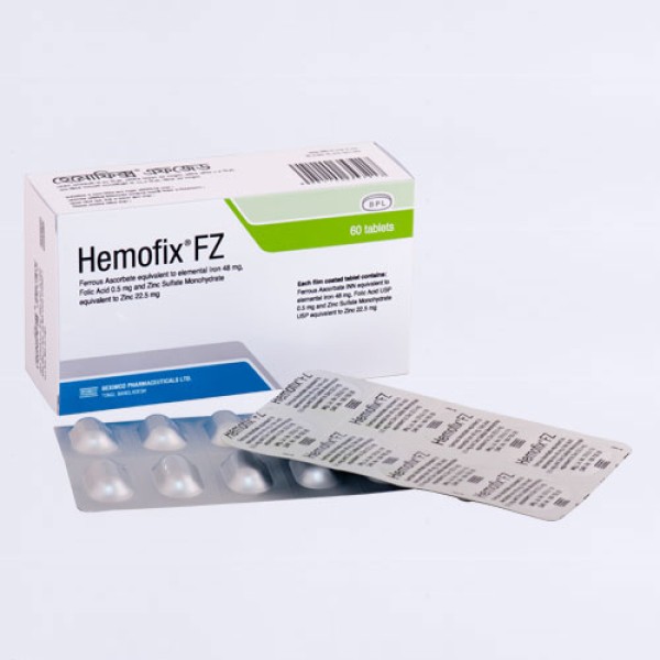 Hemofix FZ tablet in Bangladesh,Hemofix FZ tablet price , usage of Hemofix FZ tablet