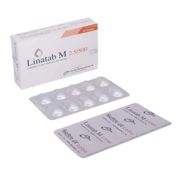 Linatab M 2.5/500 Tab in Bangladesh,Linatab M 2.5/500 Tab price , usage of Linatab M 2.5/500 Tab