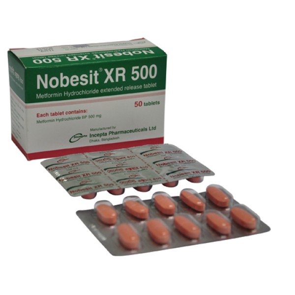 Nobesit XR 500mg Tablet