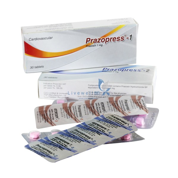 Prazopress-1 tablets in Bangladesh,Prazopress-1 tablets price , usage of Prazopress-1 tablets
