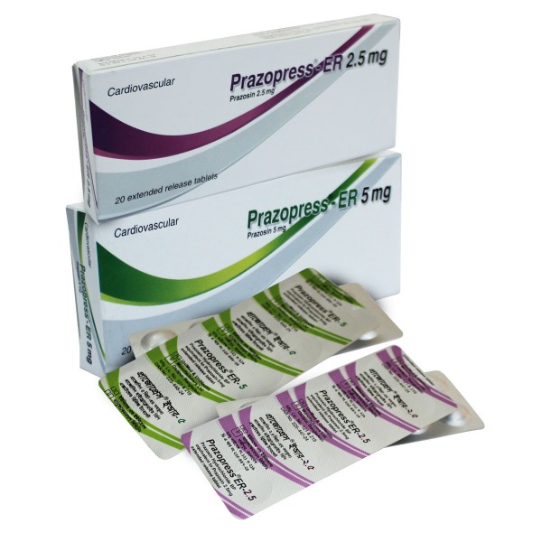 Prazopress ER 5 mg Tab in Bangladesh,Prazopress ER 5 mg Tab price , usage of Prazopress ER 5 mg Tab