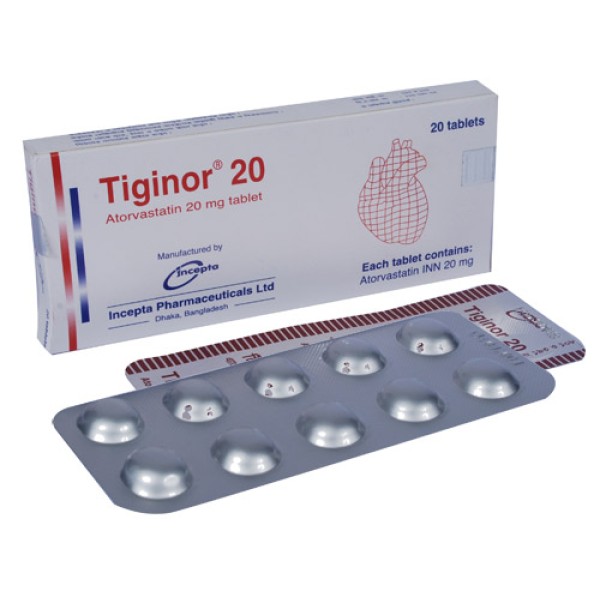 Tiginor 20 Tab in Bangladesh,Tiginor 20 Tab price , usage of Tiginor 20 Tab