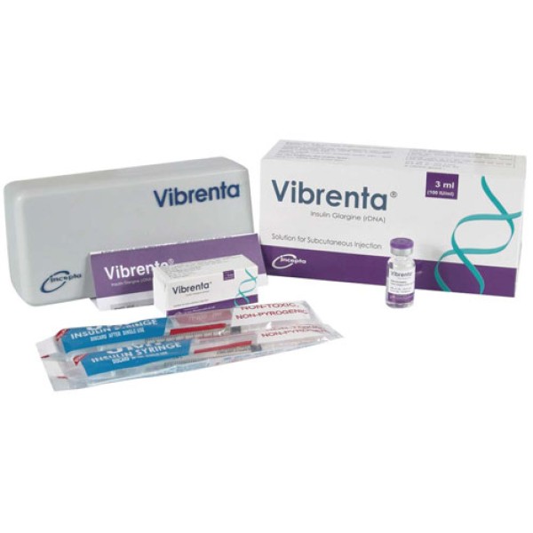 Vibrenta Insulin, Insulin Glargin 100 IU/ml Solution For Injection, Insulin