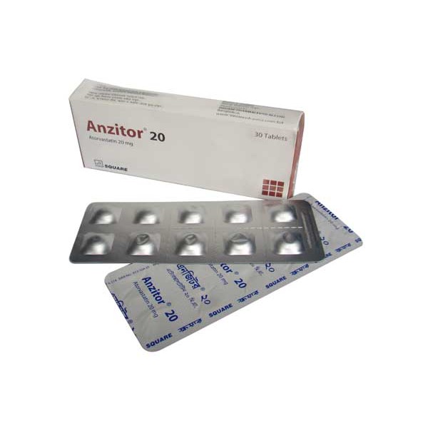 Anzitor 20 mg Tab in Bangladesh,Anzitor 20 mg Tab price , usage of Anzitor 20 mg Tab