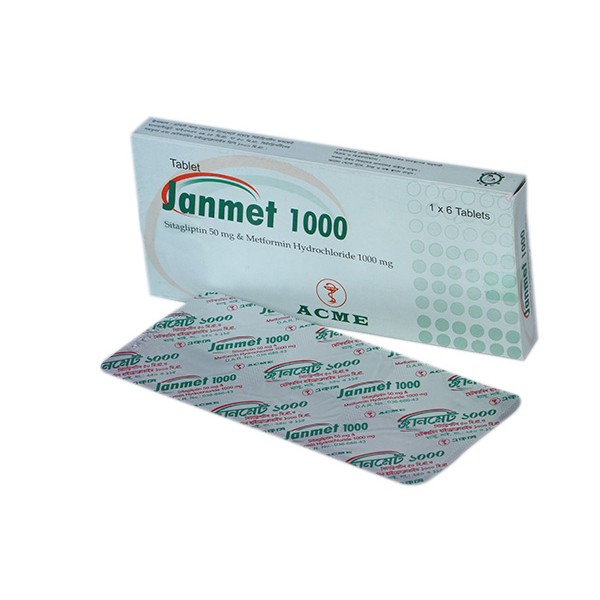 Janmet 1000 Tab in Bangladesh,Janmet 1000 Tab price , usage of Janmet 1000 Tab