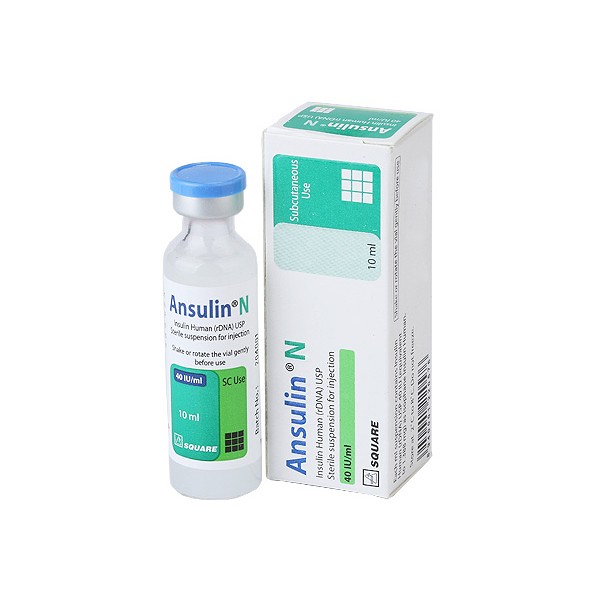Ansulin N 40 IU Inj, Insulin Human (rDNA), Insulin