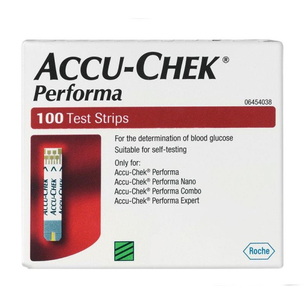 Accu Chek Performa 100's Strips, Accu Chek Performa 100's Strips, Blood Glucose Monitors & Strips