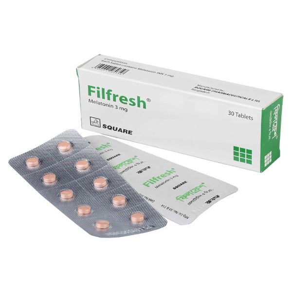FILFRESH 3mg Tab, Melatonin 3 mg Tablet, All Medicine