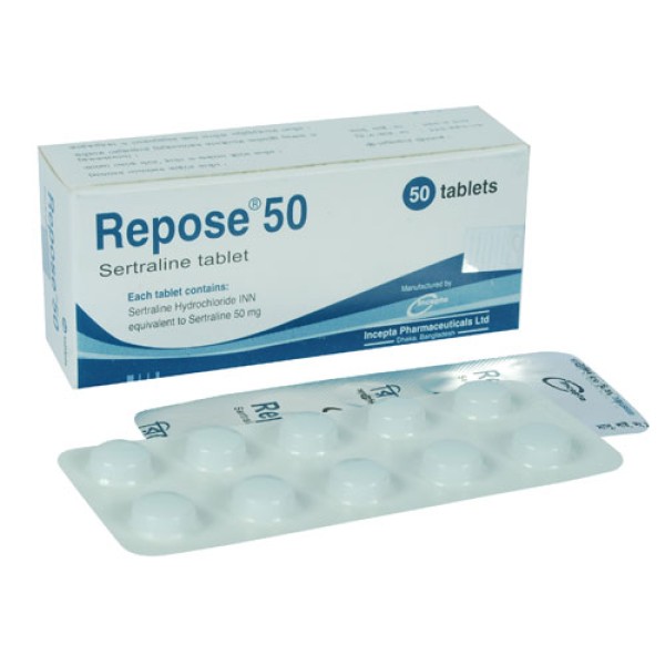 Repose 50 Tab in Bangladesh,Repose 50 Tab price , usage of Repose 50 Tab