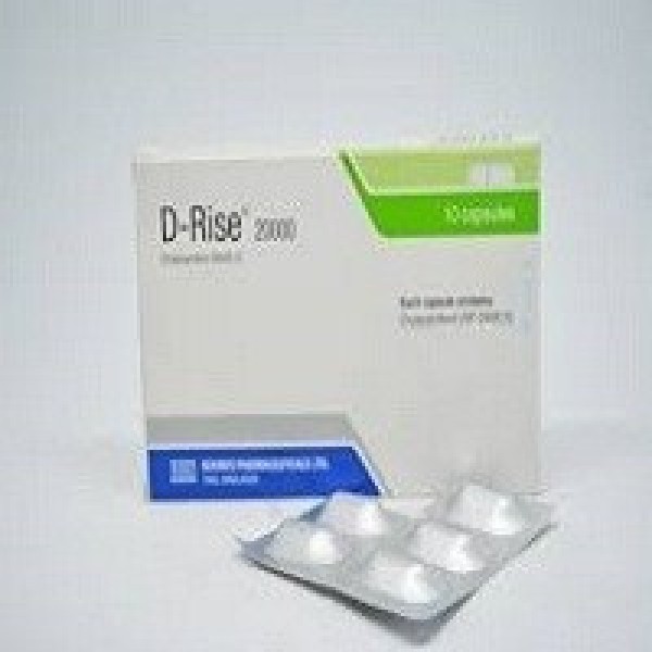 D-Rise 2000 IU Tablet, Cholecalciferol, Prescriptions