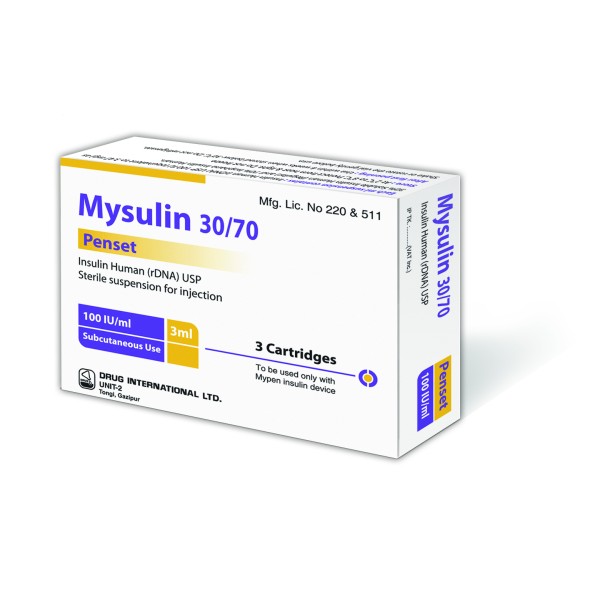 Mysulin 30/70 (100 IU-ml) penset, ,