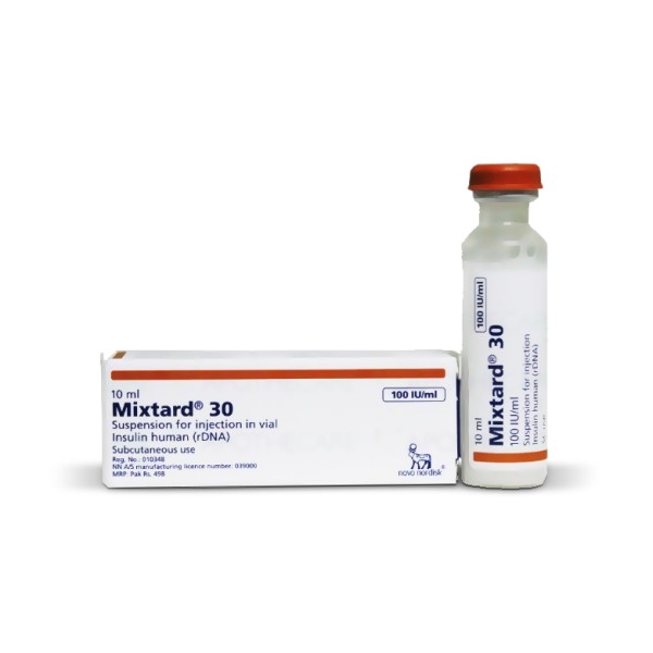 Mixtard 30  100 IU  (1 vial), DSI-1208, Insulin