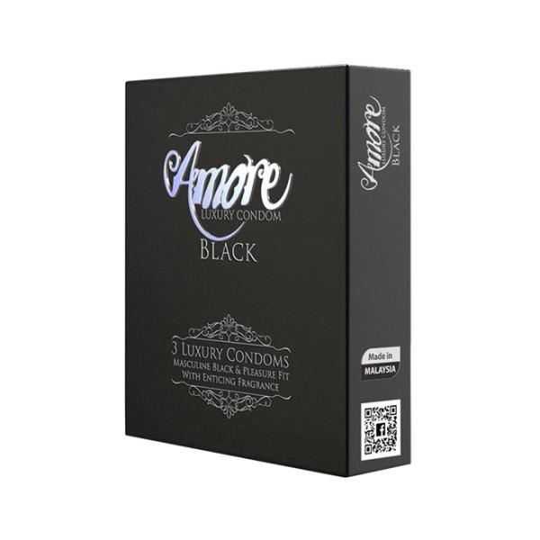 Amore Black Condom