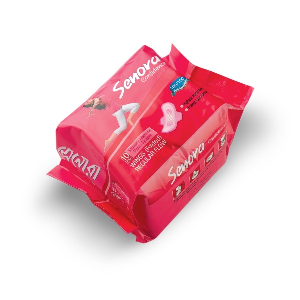 Senora Confidence Regular Pack With wings (Folded) (10 pads)