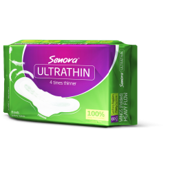 Senora Ultrathin Sanitary Napkin  (8 Pads)