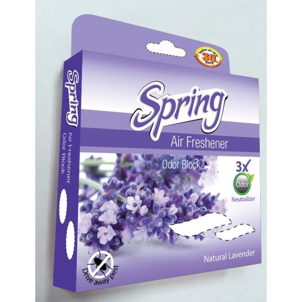 Spring Air Freshener Odor Block (Lavender)