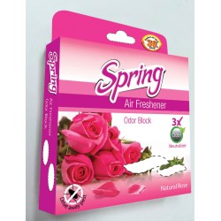 Spring Air Freshener Odor Block (Rose) Spring Air Freshener Odor Block (Rose)