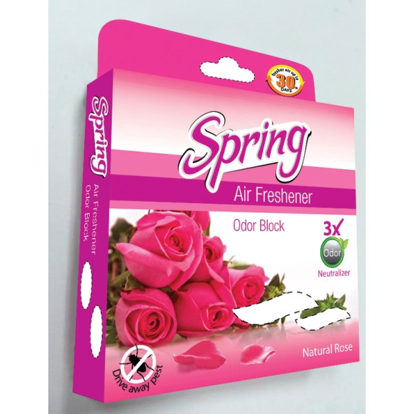 Spring Air Freshener Odor Block (Rose)