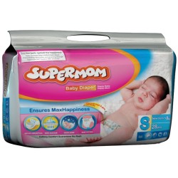 Supermom S (New born-8 kg) 28 Pcs