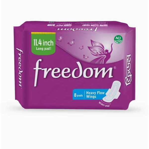ACI Freedom Heavy Flow Sanitary Napkin 16 Pads ACI Freedom Heavy Flow Sanitary Napkin 16 Pads