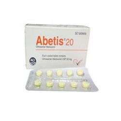 Abetis 20mg Tablet (Olmesartan Medoxomil) ARB Antihypertensive