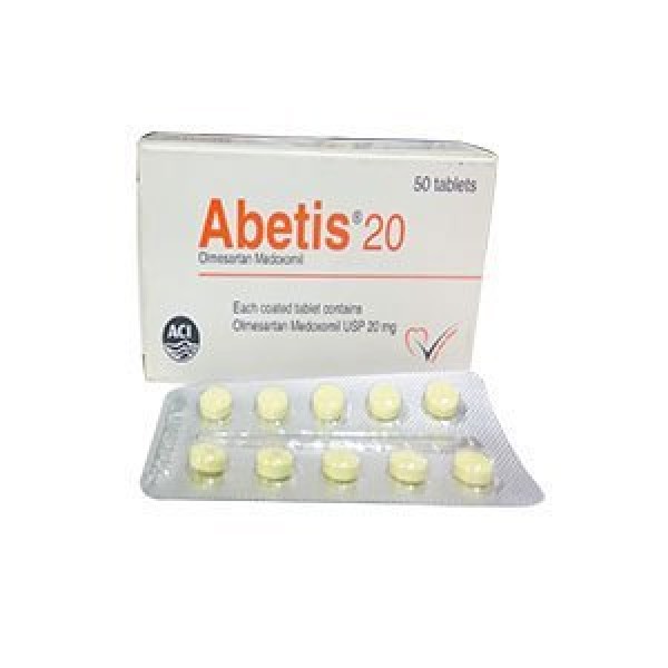 Abetis 20mg Tablet — Olmesartan Medoxomil ARB by Beximco