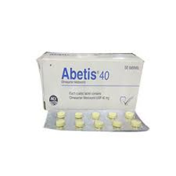 Abetis 40mg Tablet — Olmesartan Medoxomil ARB by Beximco Abetis 40mg Tablet — Olmesartan Medoxomil ARB by Beximco