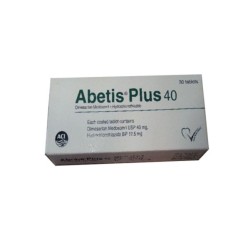 Abetis Plus 40/12.5mg Tablet (Olmesartan + Hydrochlorothiazide) ARB + Diuretic