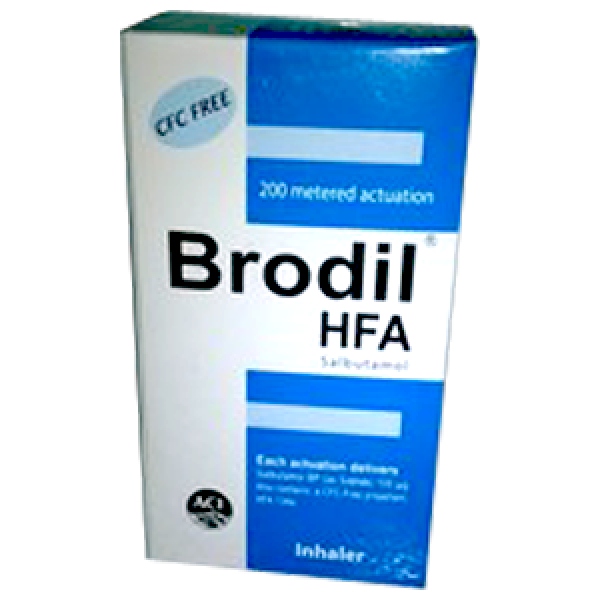 Brodil hfa (Inhaler) 100mcg/puffs, DSM-B, All Medicine