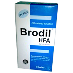 Brodil hfa (Inhaler) 100mcg/puffs