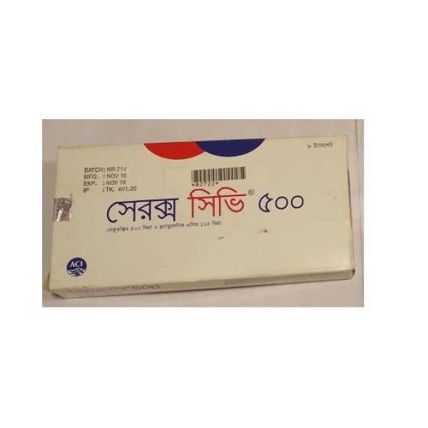 cerox-cv-500mg in Bangladesh,Cerox CV 500 Tab price , usage of Cerox CV 500 Tab