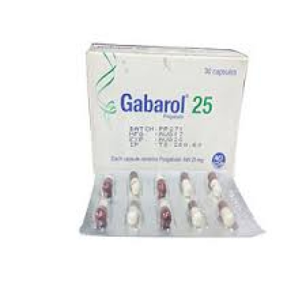 Gabarol 25 Cap in Bangladesh,Gabarol 25 Cap price , usage of Gabarol 25 Cap