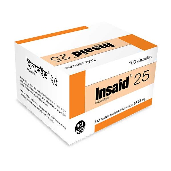 Insaid 25 mg Capsule Bangladesh,Insaid 25 mg Capsule price, usage of Insaid 25 mg Capsule