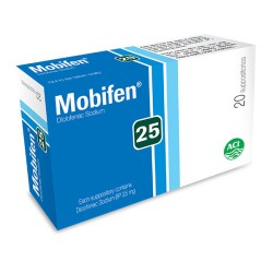 Mobifen 25 Suppository Mobifen 25 Suppository