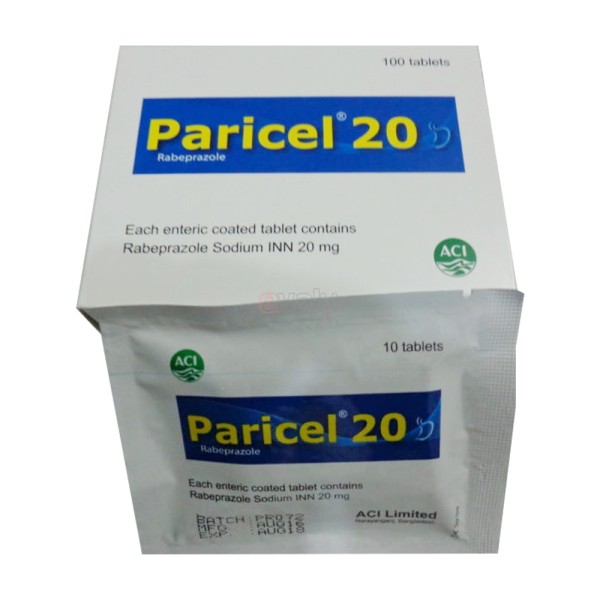 Paricel 20 Tab in Bangladesh,Paricel 20 Tab price , usage of Paricel 20 Tab