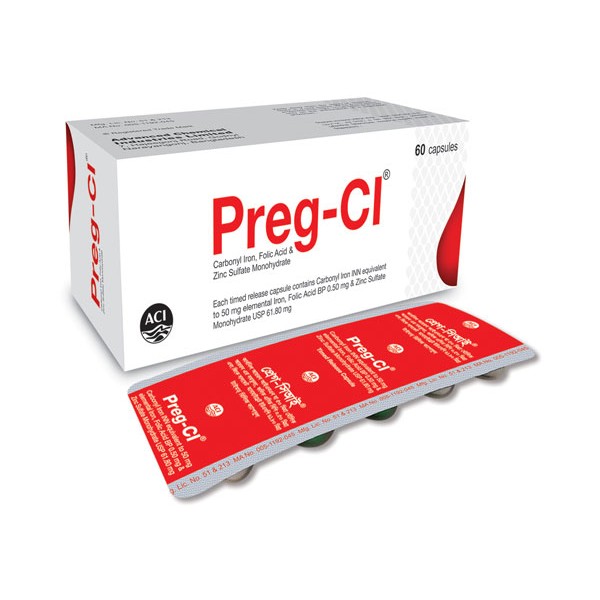 Preg-CI 50 mg+0.50 mg+61.80 mg Capsule Bangladesh,Preg-CI 50 mg+0.50 mg+61.80 mg Capsule price, usage of Preg-CI 50 mg+0.50 mg+61.80 mg Capsule