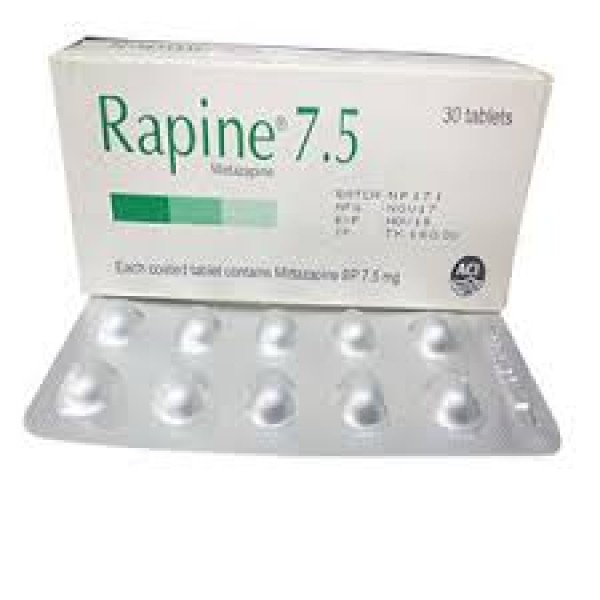 RAPINE 7.5 MG TAB in Bangladesh,RAPINE 7.5 MG TAB price , usage of RAPINE 7.5 MG TAB