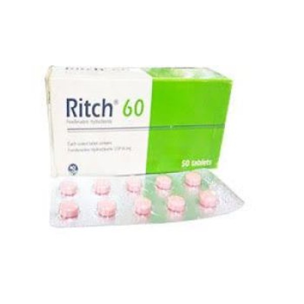 Ritch 60 mg Tablet Bangladesh,Ritch 60 mg Tablet price, usage of Ritch 60 mg Tablet