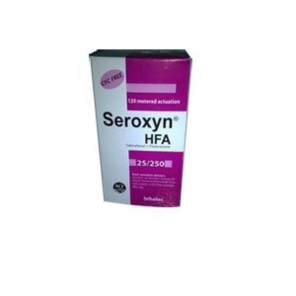 Seroxyn (25 mcg+250 mcg)/puff Inhaler Bangladesh,Seroxyn (25 mcg+250 mcg)/puff Inhaler price, usage of Seroxyn (25 mcg+250 mcg)/puff Inhaler