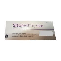 Sitomet 50 mg+1000 mg Tablet Sitomet 50 mg+1000 mg Tablet