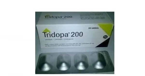Twindopa Tridopa 200 Tab - Levodopa + Carbidopa + Entacapone