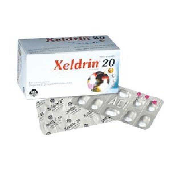 Xeldrin 20 Cap in Bangladesh,Xeldrin 20 Cap price , usage of Xeldrin 20 Cap