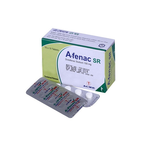 A-Fenac SR Tablet 100 mg , 1 strip