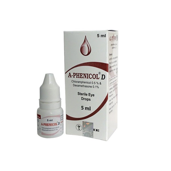 A-Phenicol-D Eye Drops 5ml — Dexamethasone + Chloramphenicol by Beximco