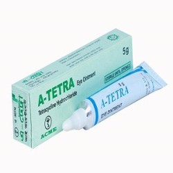 A-Tetra 1% Eye Ointment 5g (Tetracycline HCl) Topical Ophthalmic Antibiotic A-Tetra 1% Eye Ointment 5g (Tetracycline HCl) Topical Ophthalmic Antibiotic