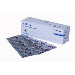 A-Tetra 500mg Tablet (Tetracycline HCl) Broad-Spectrum Oral Antibiotic A-Tetra 500mg Tablet (Tetracycline HCl) Broad-Spectrum Oral Antibiotic